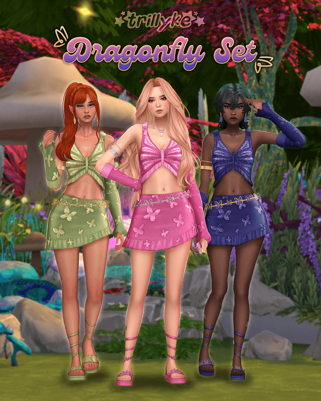 Скриншот мода Набор одежды Dragonfly Set